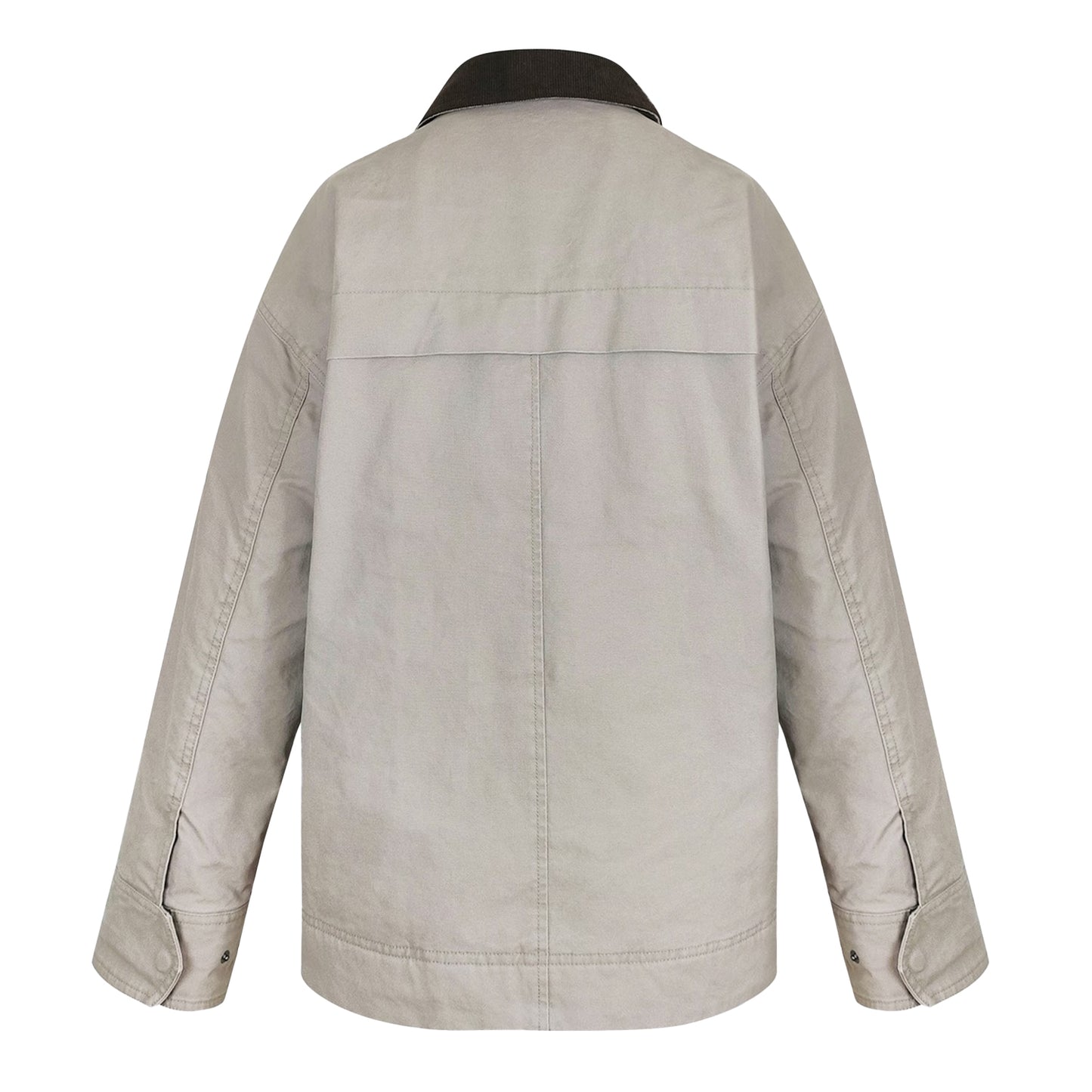 Tan - Back - Jack Wills Womens-Ladies Barn Regular Puffer Jacket