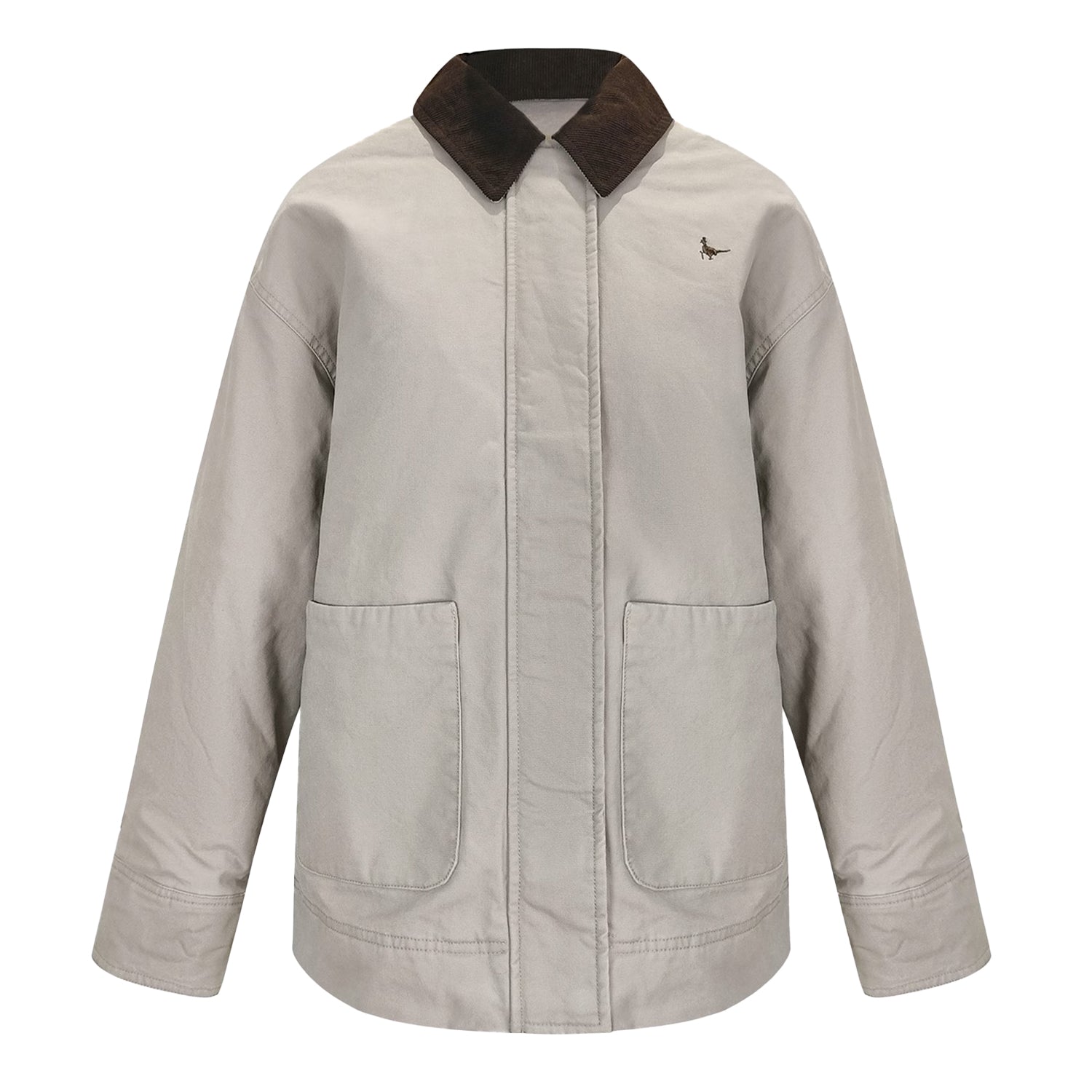 Tan - Front - Jack Wills Womens-Ladies Barn Regular Puffer Jacket