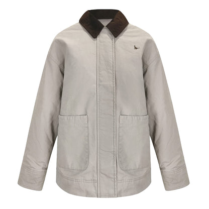 Tan - Front - Jack Wills Womens-Ladies Barn Regular Puffer Jacket