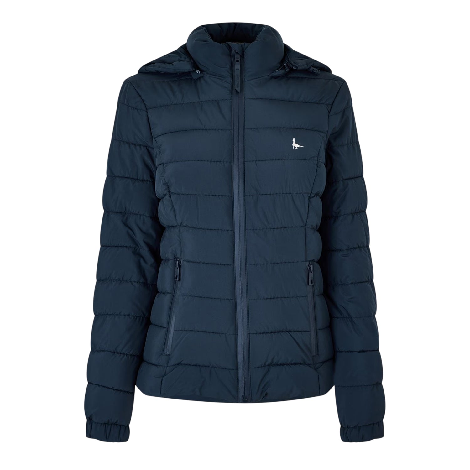 Space Blue - Front - Jack Wills Womens-Ladies Luna Puffer Jacket
