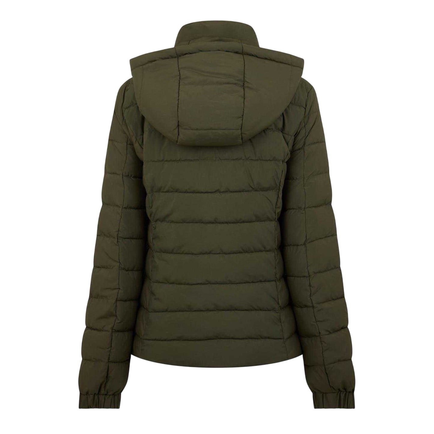 Khaki Green - Back - Jack Wills Womens-Ladies Luna Puffer Jacket