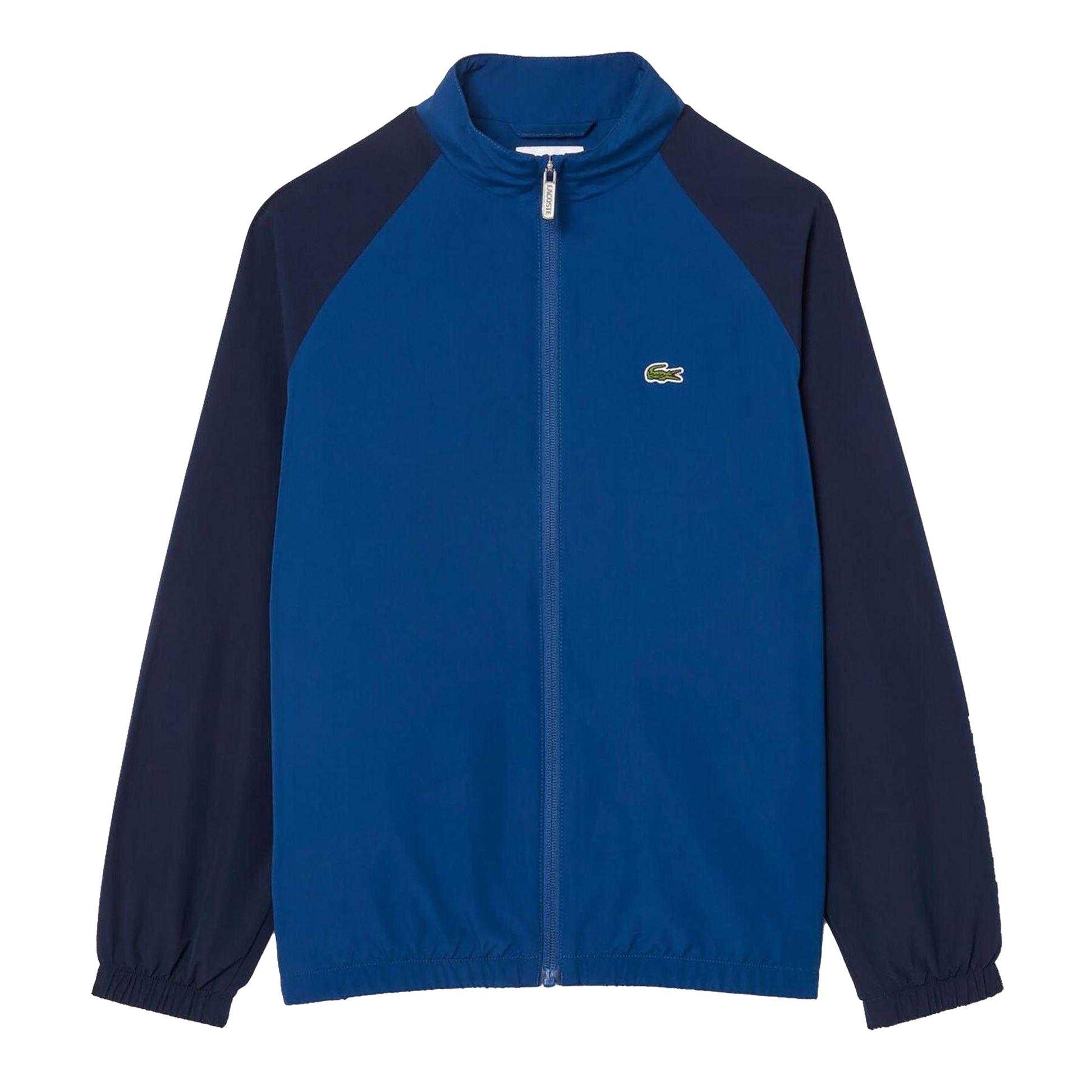 Navy - Front - Lacoste Womens-Ladies Lightweight Jacket