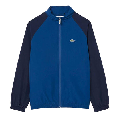 Navy - Front - Lacoste Womens-Ladies Lightweight Jacket