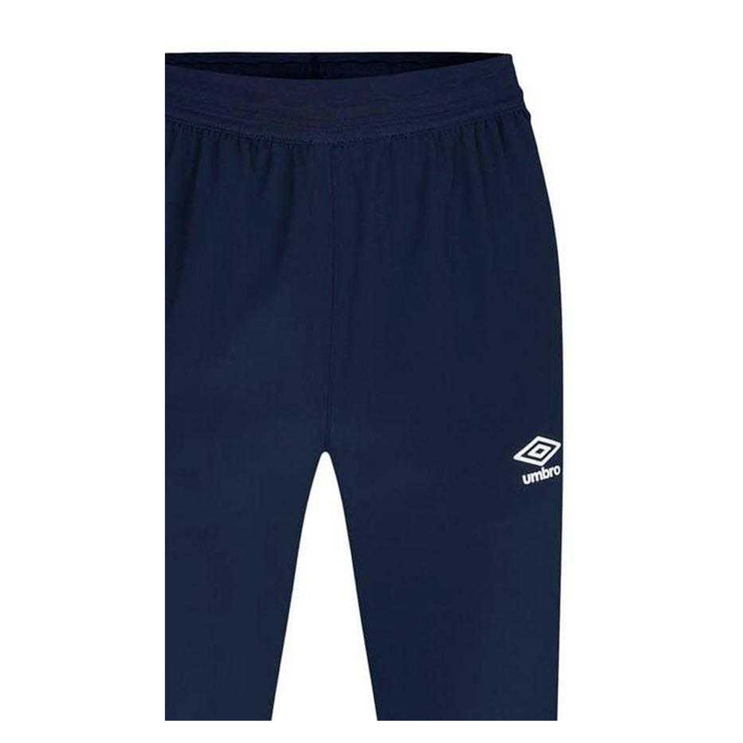 Navy - Side - Umbro Mens Polyester Trousers