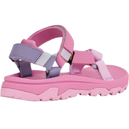 Bright Pink - Back - Teva Childrens-Kids Adjustable Strap Sandals