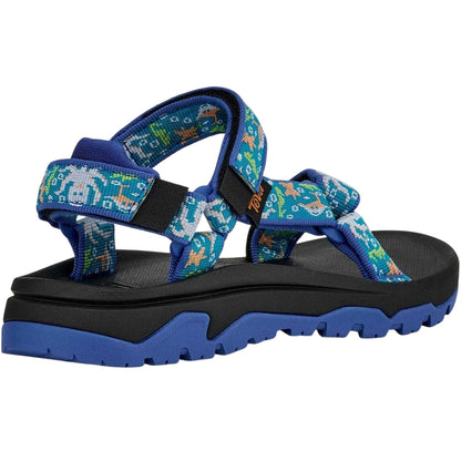 Ocean Blue - Back - Teva Childrens-Kids Adjustable Strap Sandals