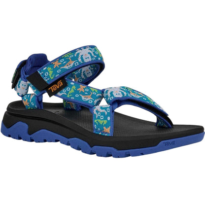 Ocean Blue - Pack Shot - Teva Childrens-Kids Adjustable Strap Sandals