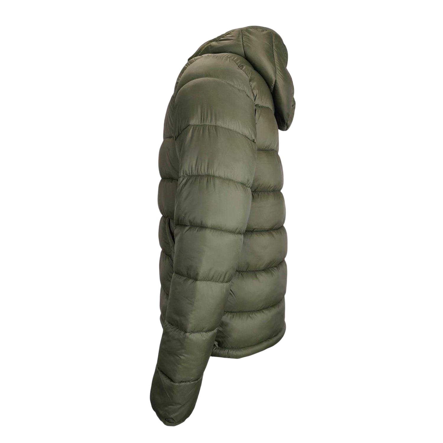 Khaki - Side - Jack Wills Mens Kershaw Embroidered Logo Hooded Jacket