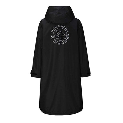 Black - Back - Gelert Mens Waterproof Changing Robe
