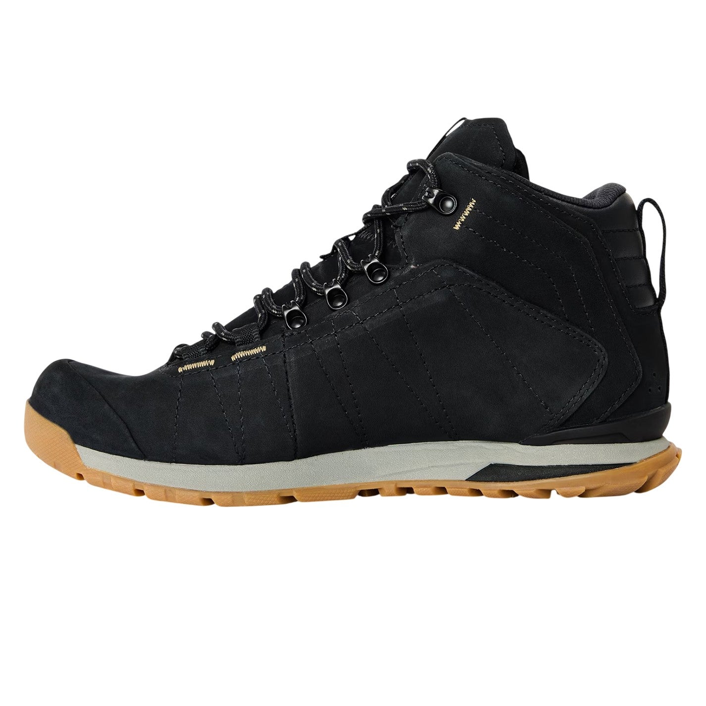 Castle Rock - Back - Oboz Childrens-Kids Bozeman Leather Waterproof Hiking Boots