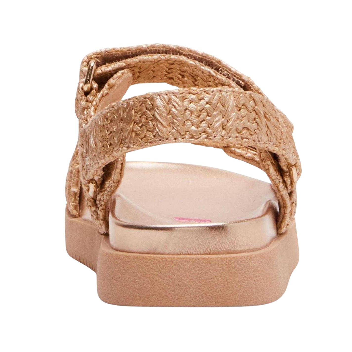 Raffia - Back - Steve Madden Childrens-Kids Open Toe Flat Sandals
