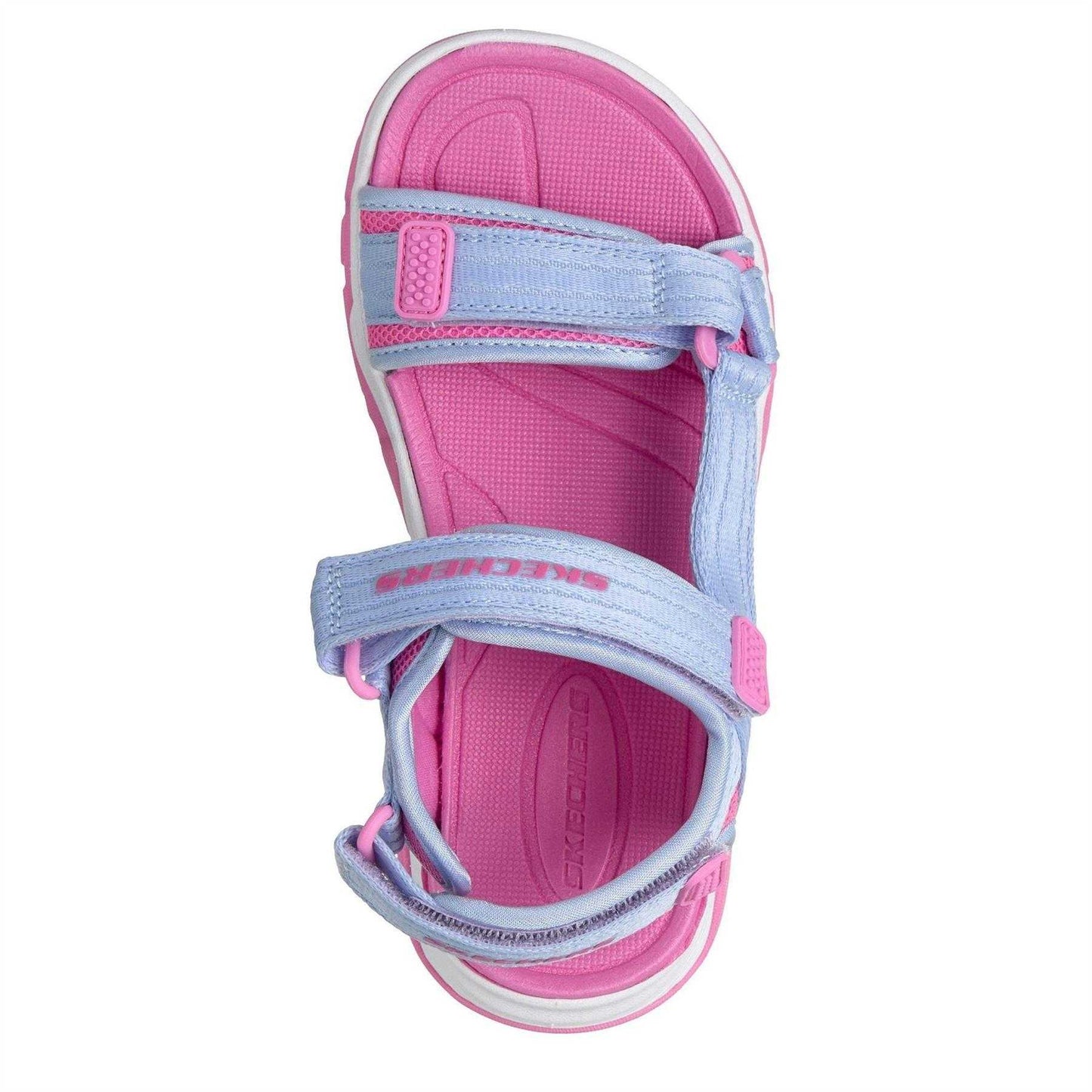 Lavender-Pink - Lifestyle - Skechers Girls Trail Flat Sandals