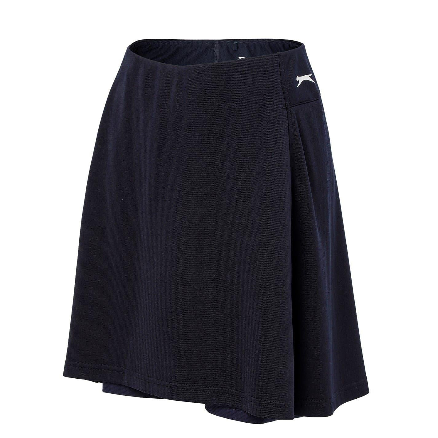 Navy - Side - Slazenger Womens-Ladies Golf Skort