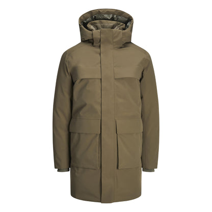 Sea Turtle - Front - Jack And Jones Mens Relaxed Fit Parka