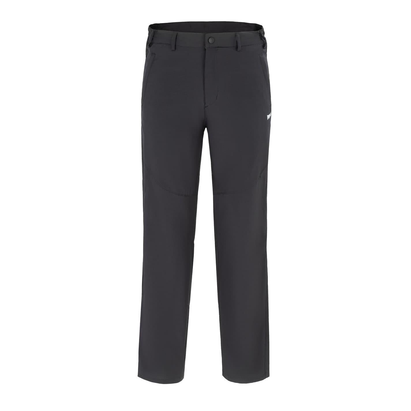 Grey - Front - Lonsdale Mens Woven Trousers