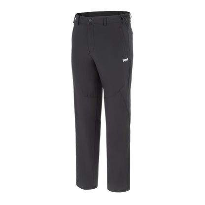 Grey - Side - Lonsdale Mens Woven Trousers