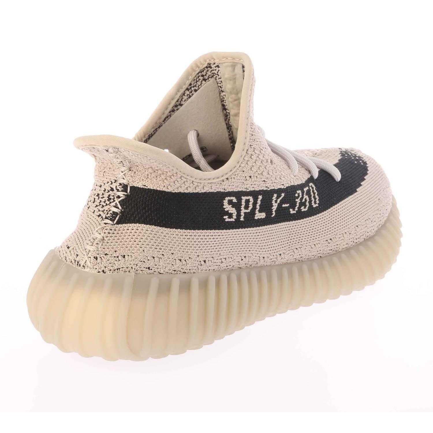 Beige - Back - Yeezy Mens Boost 350 V2 Trainers