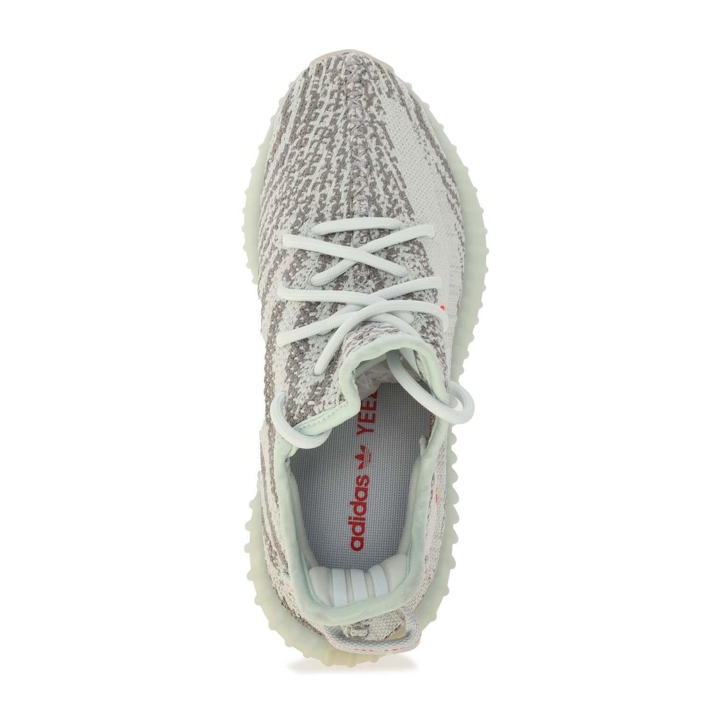 Blue - Side - Yeezy Mens Boost 350 V2 Trainers