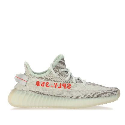 Blue - Front - Yeezy Mens Boost 350 V2 Trainers