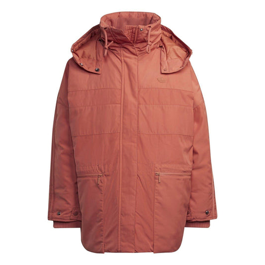 Burgundy - Front - Adidas Womens-Ladies Originals Parka