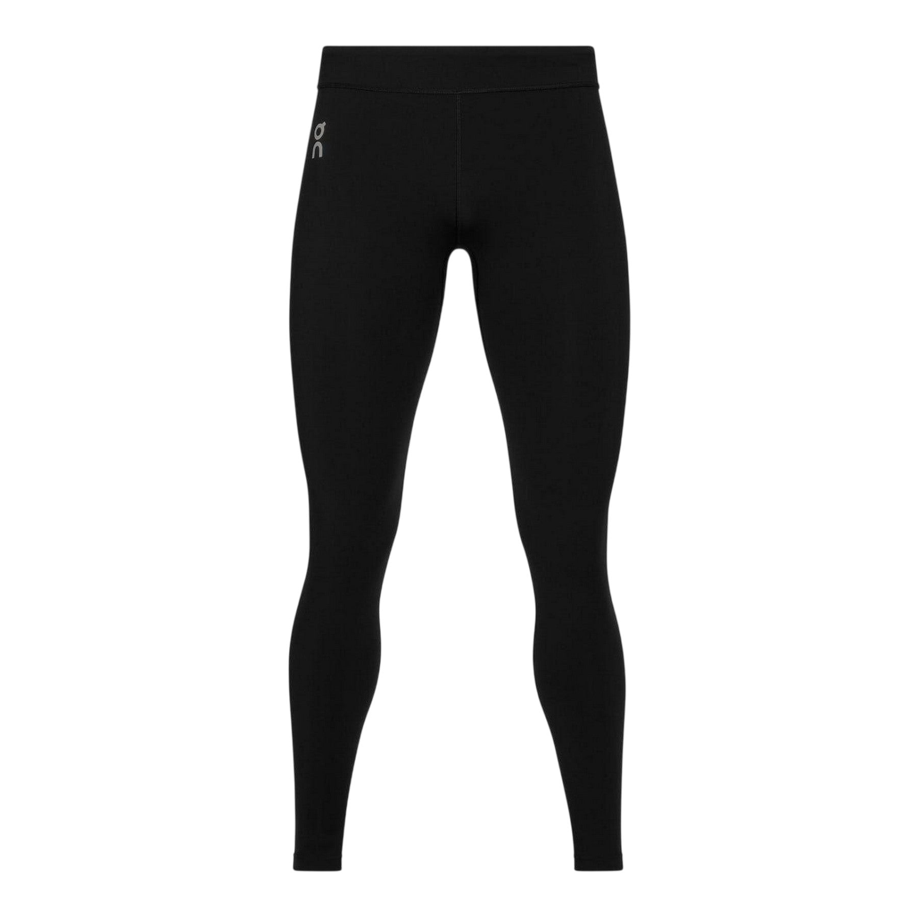 Black - Front - On Running Womens-Ladies Running Tights