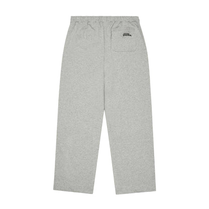 Grey - Back - No Fear Mens Jersey Cotton Jogging Bottoms