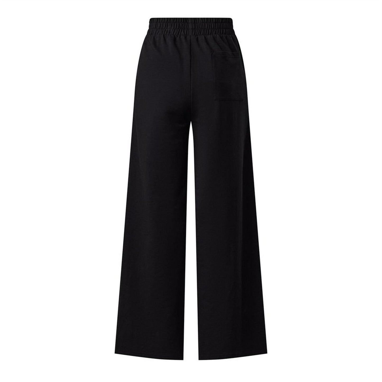 Black - Back - Gym King Womens-Ladies Straight Leg Jogging Bottoms