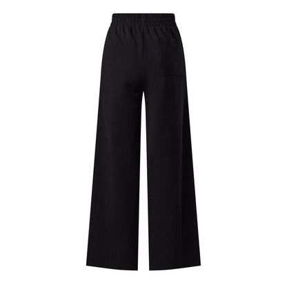 Black - Back - Gym King Womens-Ladies Straight Leg Jogging Bottoms