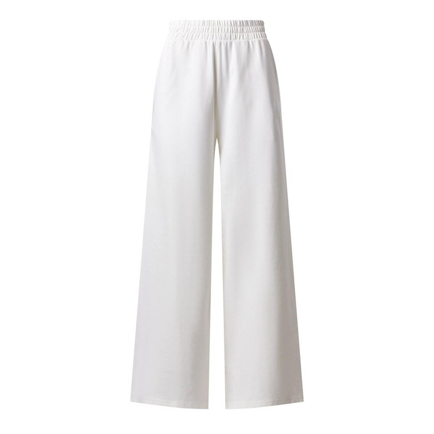 Cream - Front - Gym King Womens-Ladies Straight Leg Jogging Bottoms