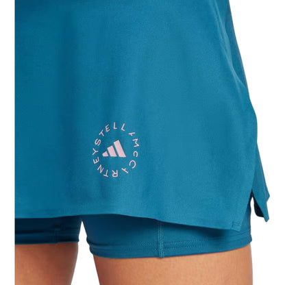 Green - Side - Adidas Womens-Ladies Stella McCartney Patterned Regular Sport Skort