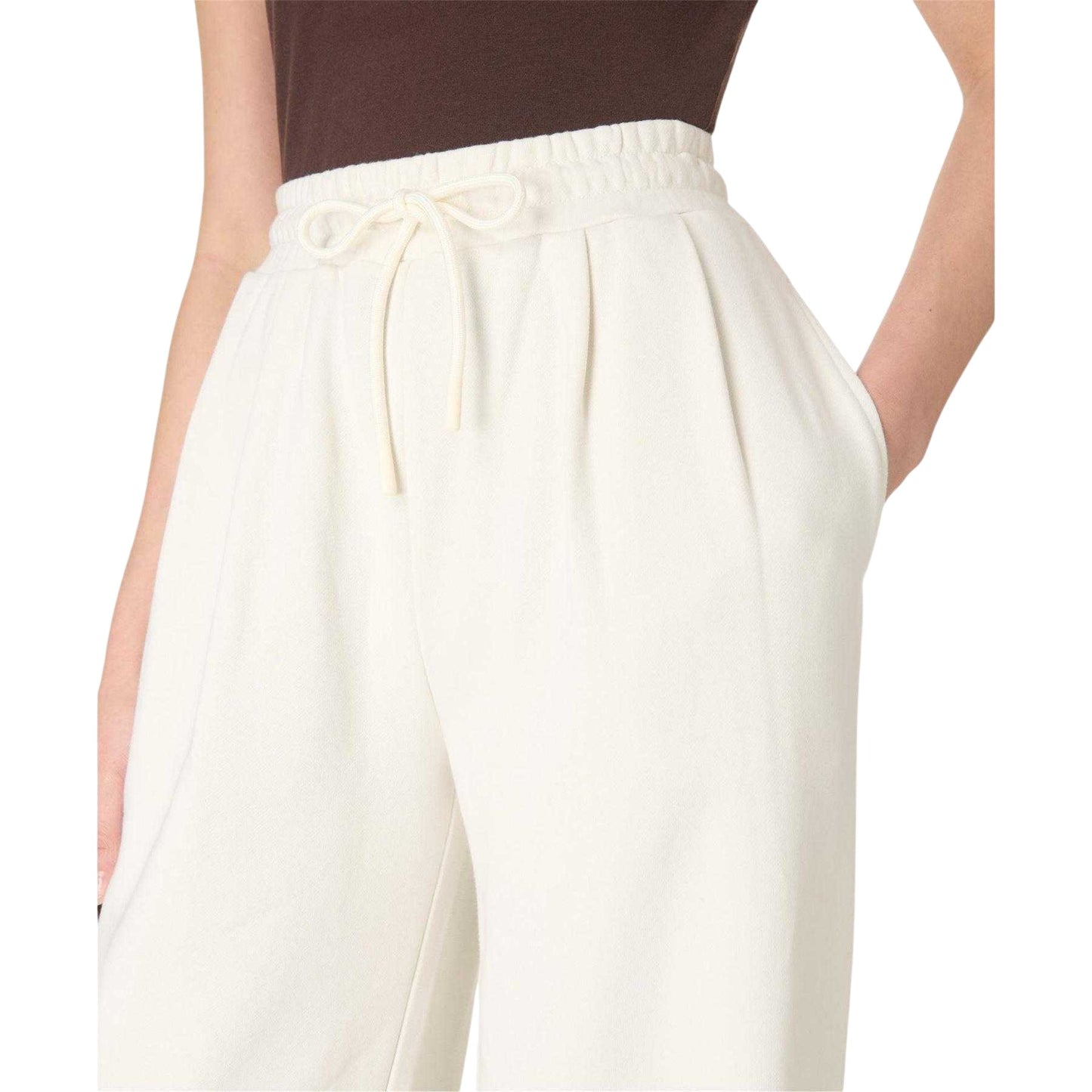 Lily White - Side - Sweaty Betty Womens-Ladies Wide Leg Trousers