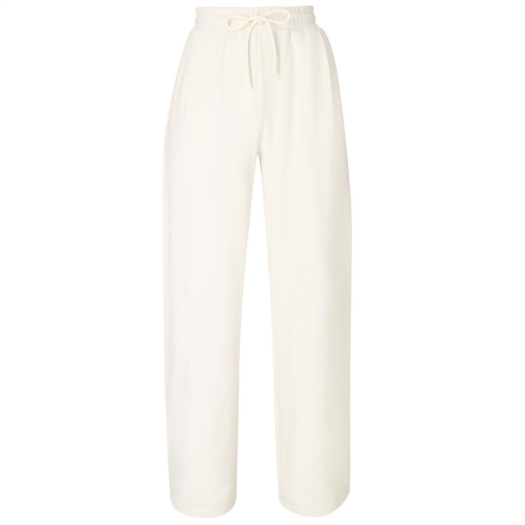 Lily White - Front - Sweaty Betty Womens-Ladies Wide Leg Trousers