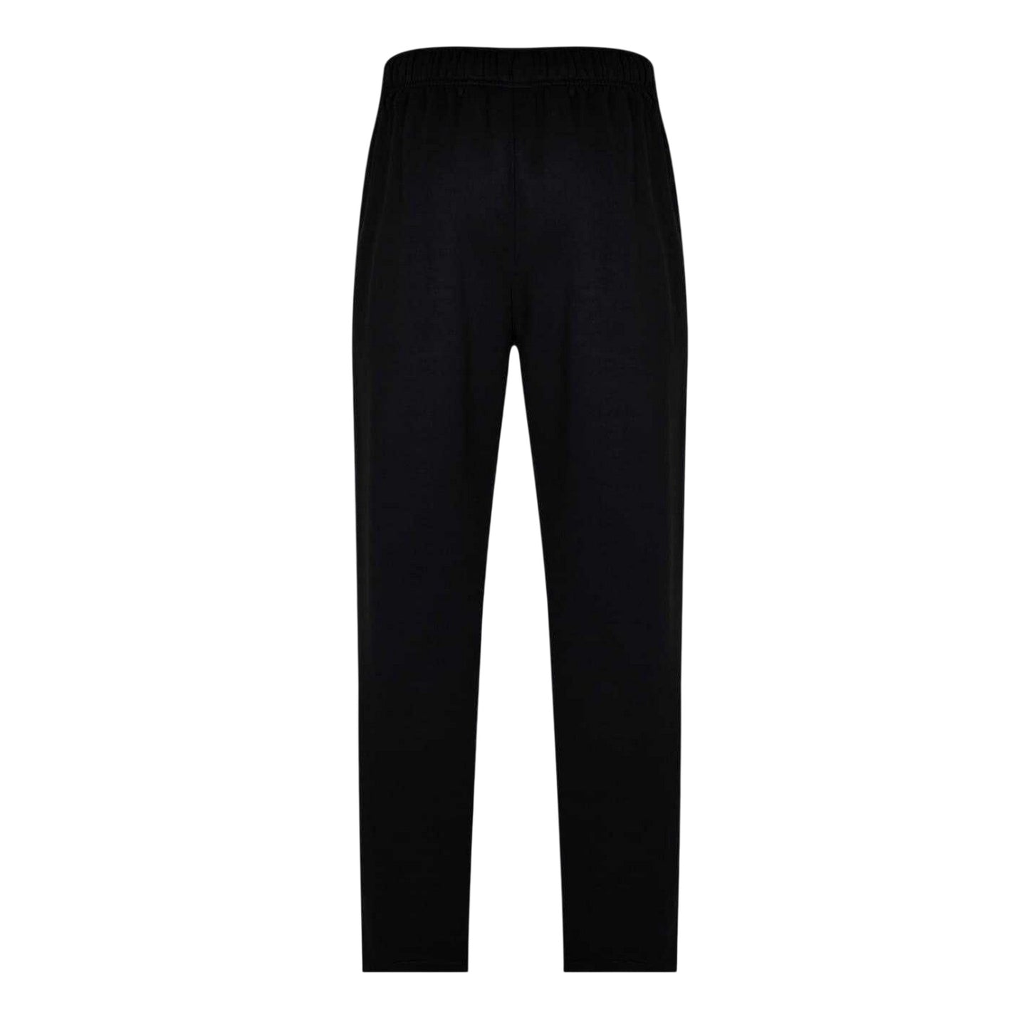 Black - Back - Slazenger Mens Fleece Open Hem Trousers