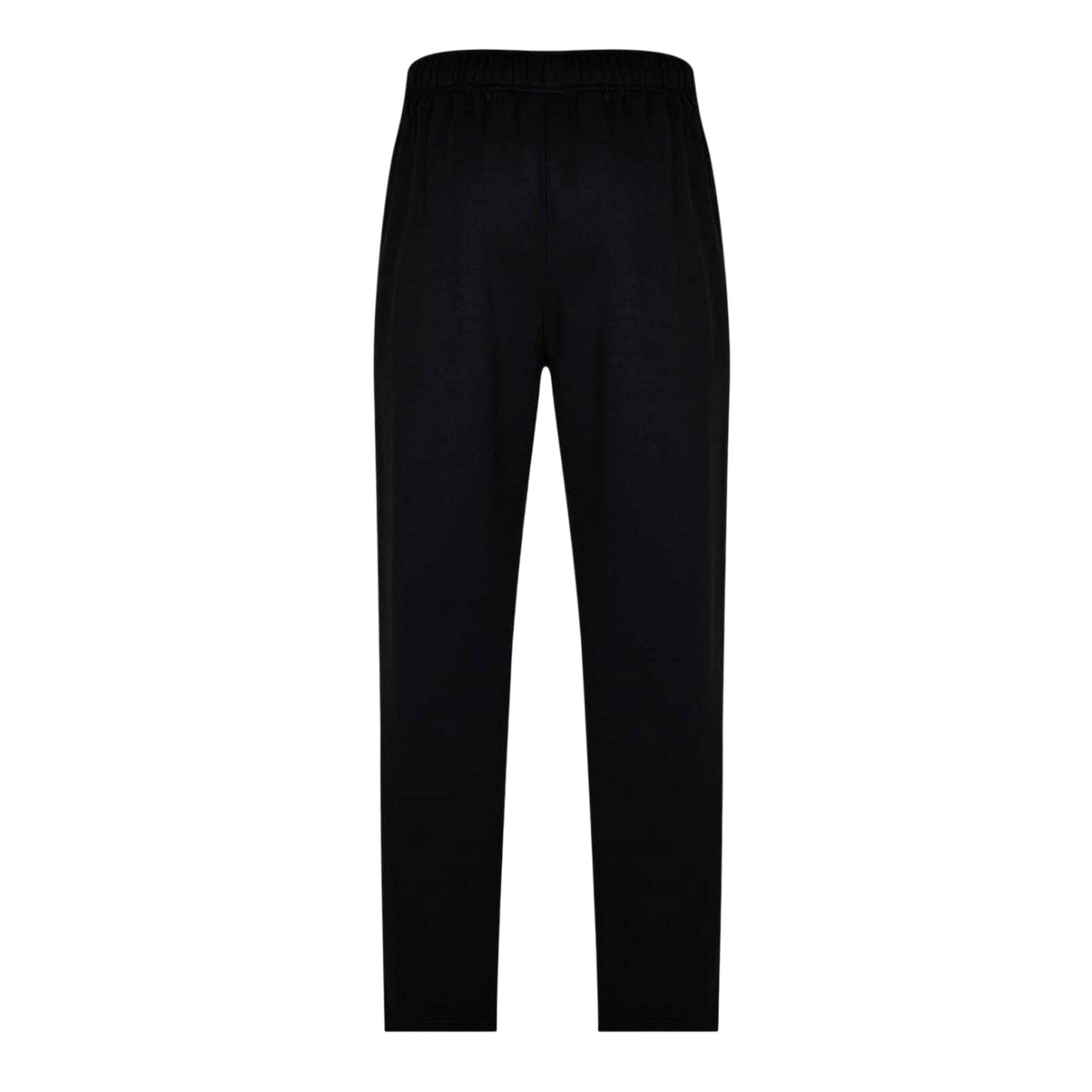 Black - Back - Slazenger Mens Fleece Open Hem Trousers