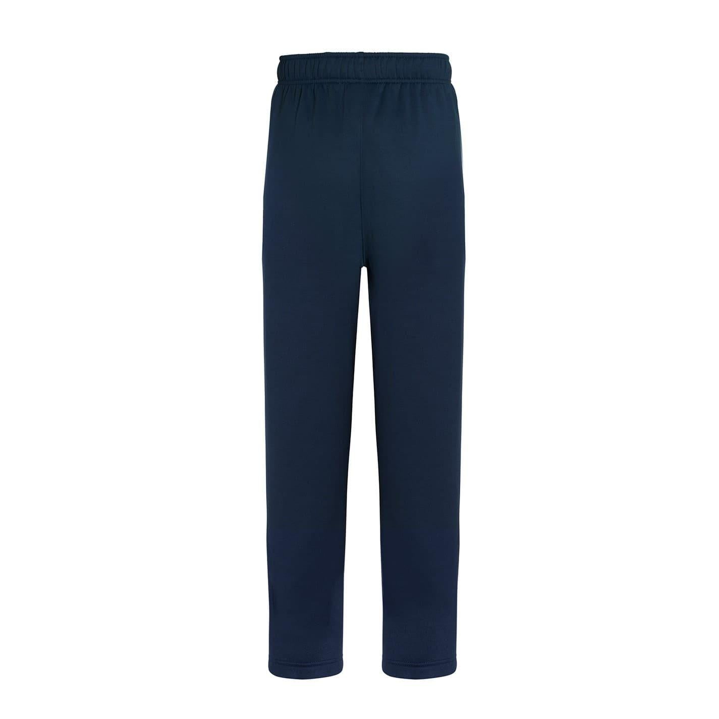 Navy - Pack Shot - Slazenger Mens Fleece Open Hem Trousers