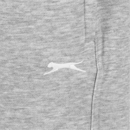 Grey Marl - Lifestyle - Slazenger Mens Fleece Open Hem Trousers