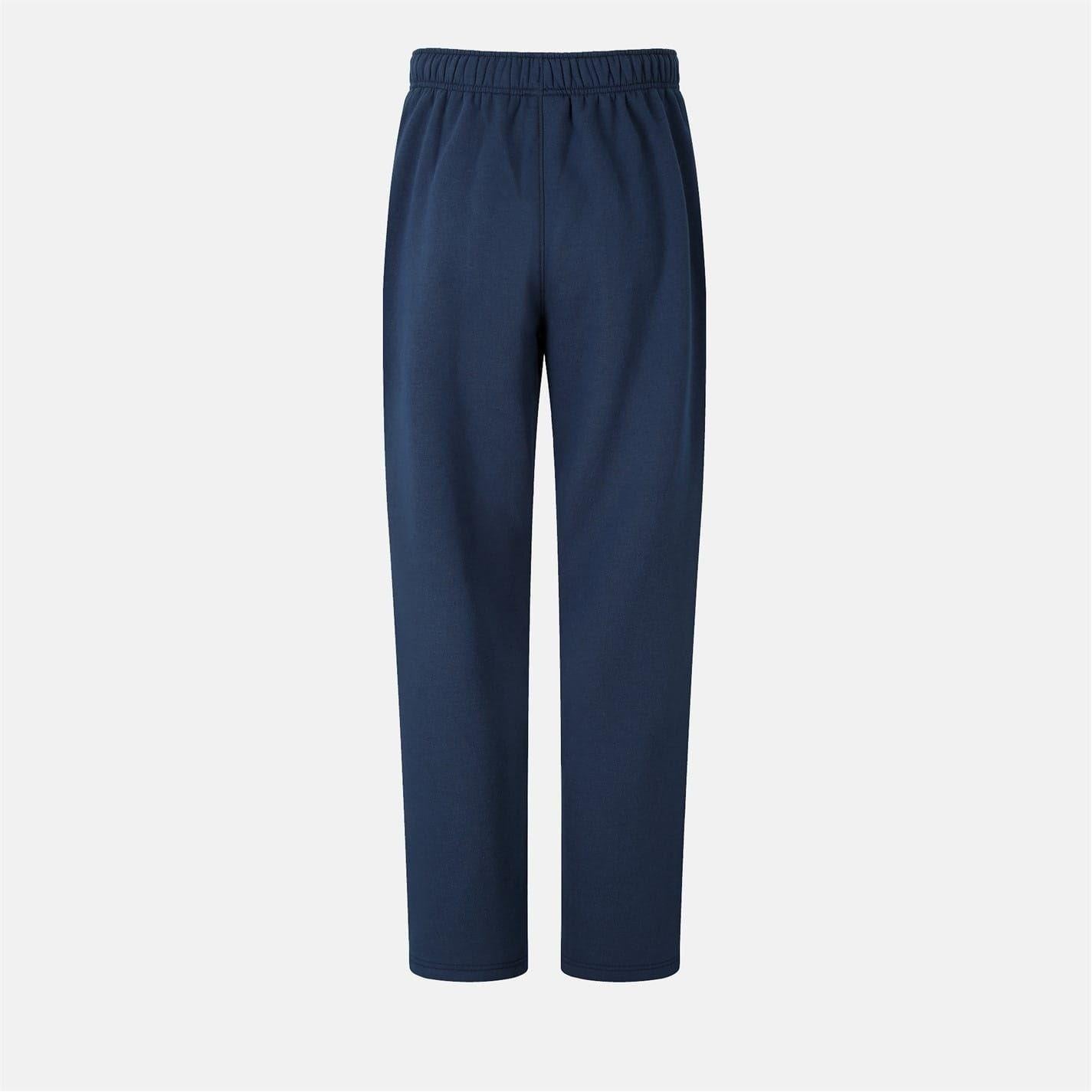Steel Blue - Back - Slazenger Mens Fleece Open Hem Trousers