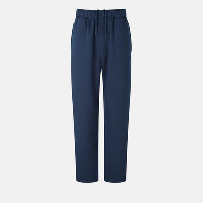 Steel Blue - Front - Slazenger Mens Fleece Open Hem Trousers