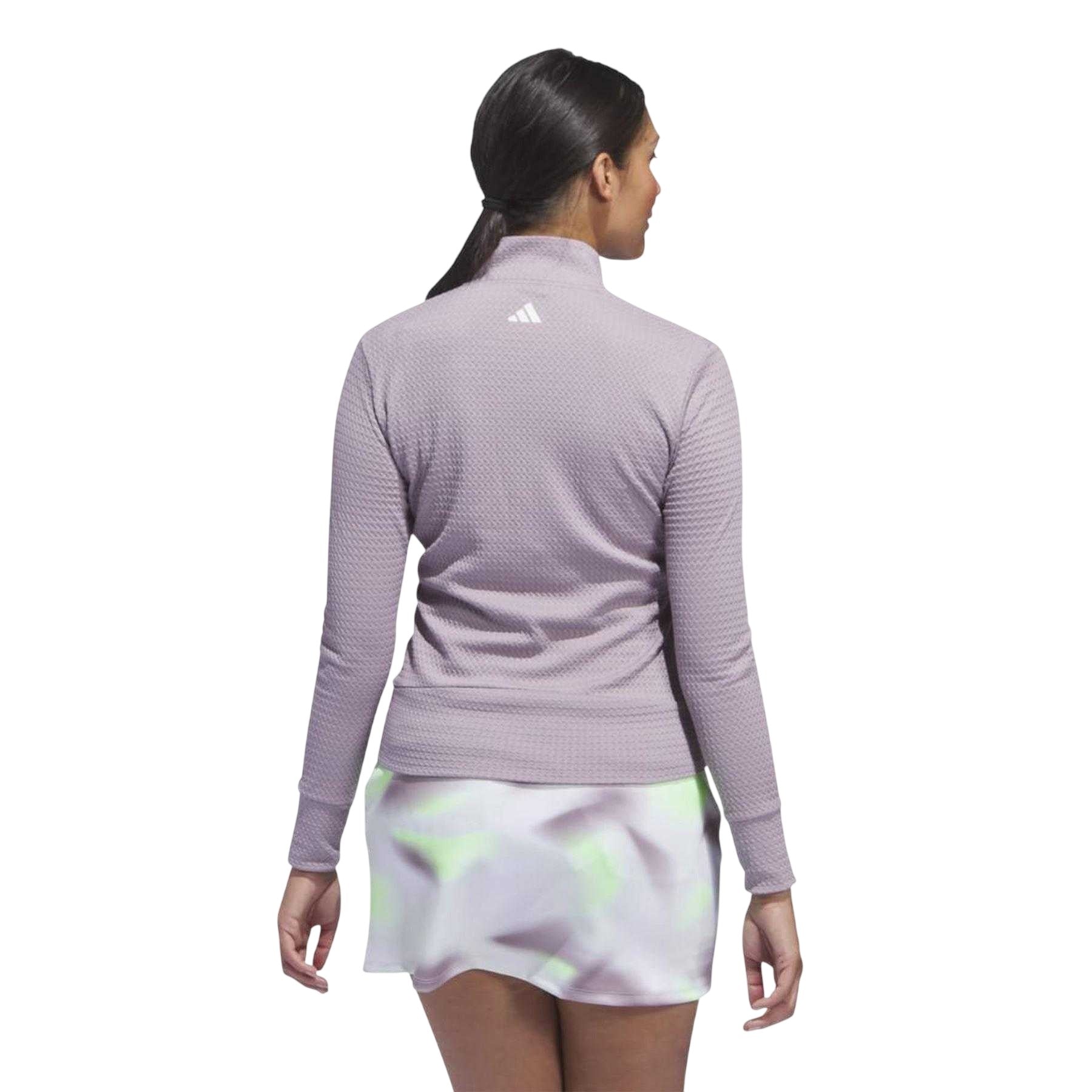 Purple - Back - Adidas Womens-Ladies Ultimate 365 Textured Jacket