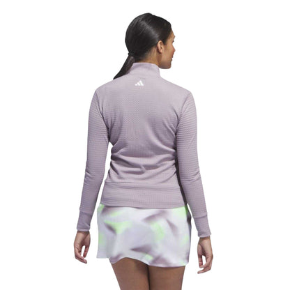 Purple - Back - Adidas Womens-Ladies Ultimate 365 Textured Jacket