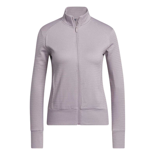 Purple - Front - Adidas Womens-Ladies Ultimate 365 Textured Jacket