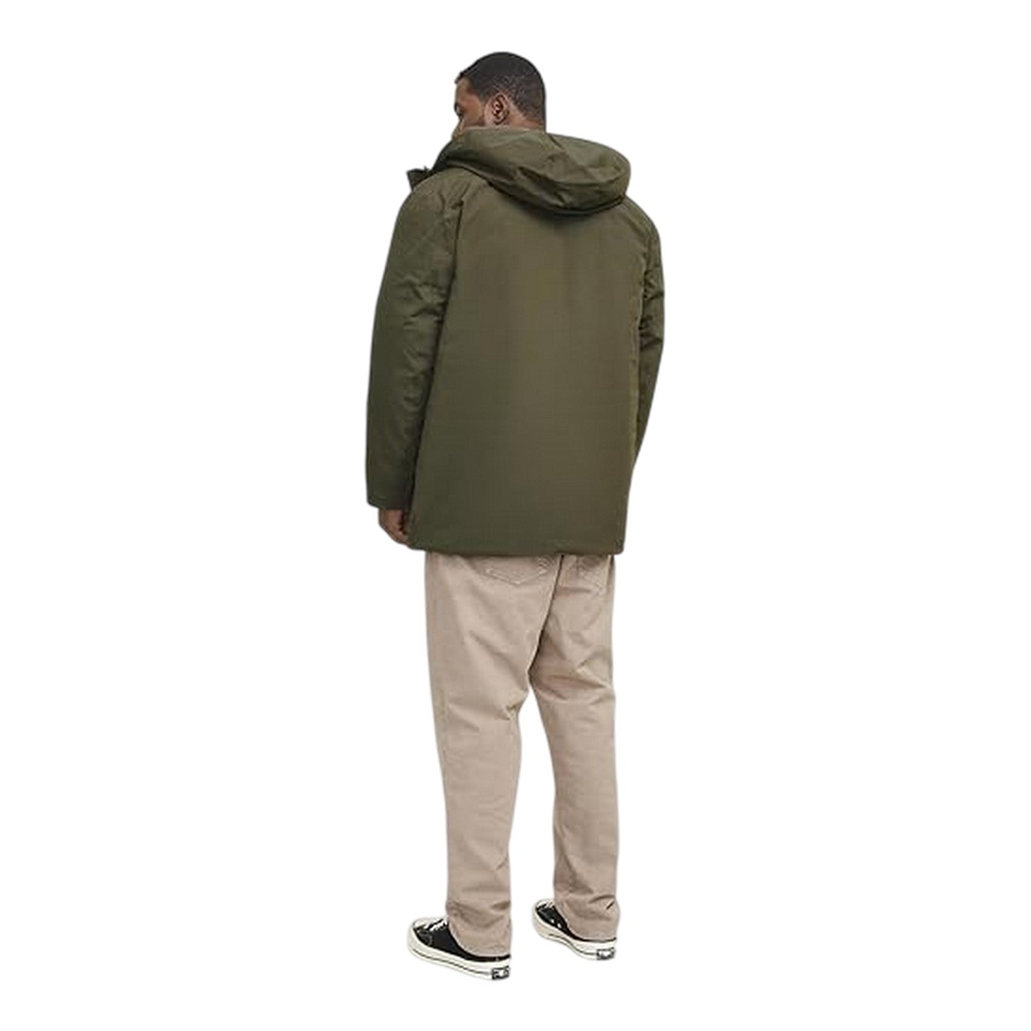 Grape Leaf - Back - Jack And Jones Mens Keen Parka