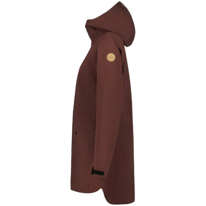Mahogany - Side - Icepeak Womens-Ladies Minier Parka