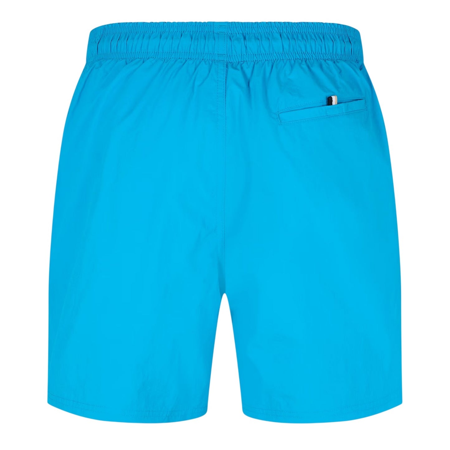 Turquoise-Aqua - Back - Boss Mens Octopus Bold Logo Swim Shorts
