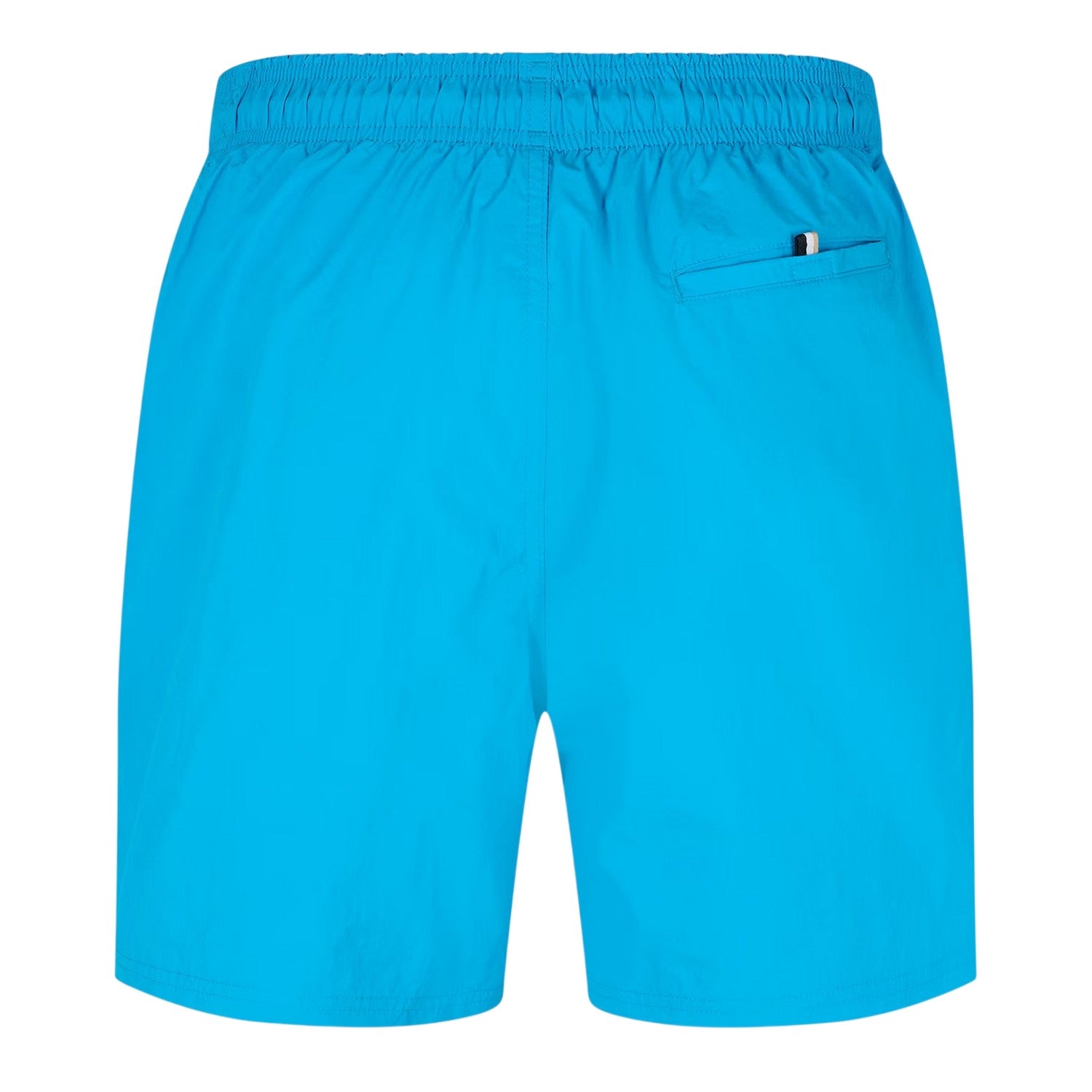 Turquoise-Aqua - Back - Boss Mens Octopus Bold Logo Swim Shorts