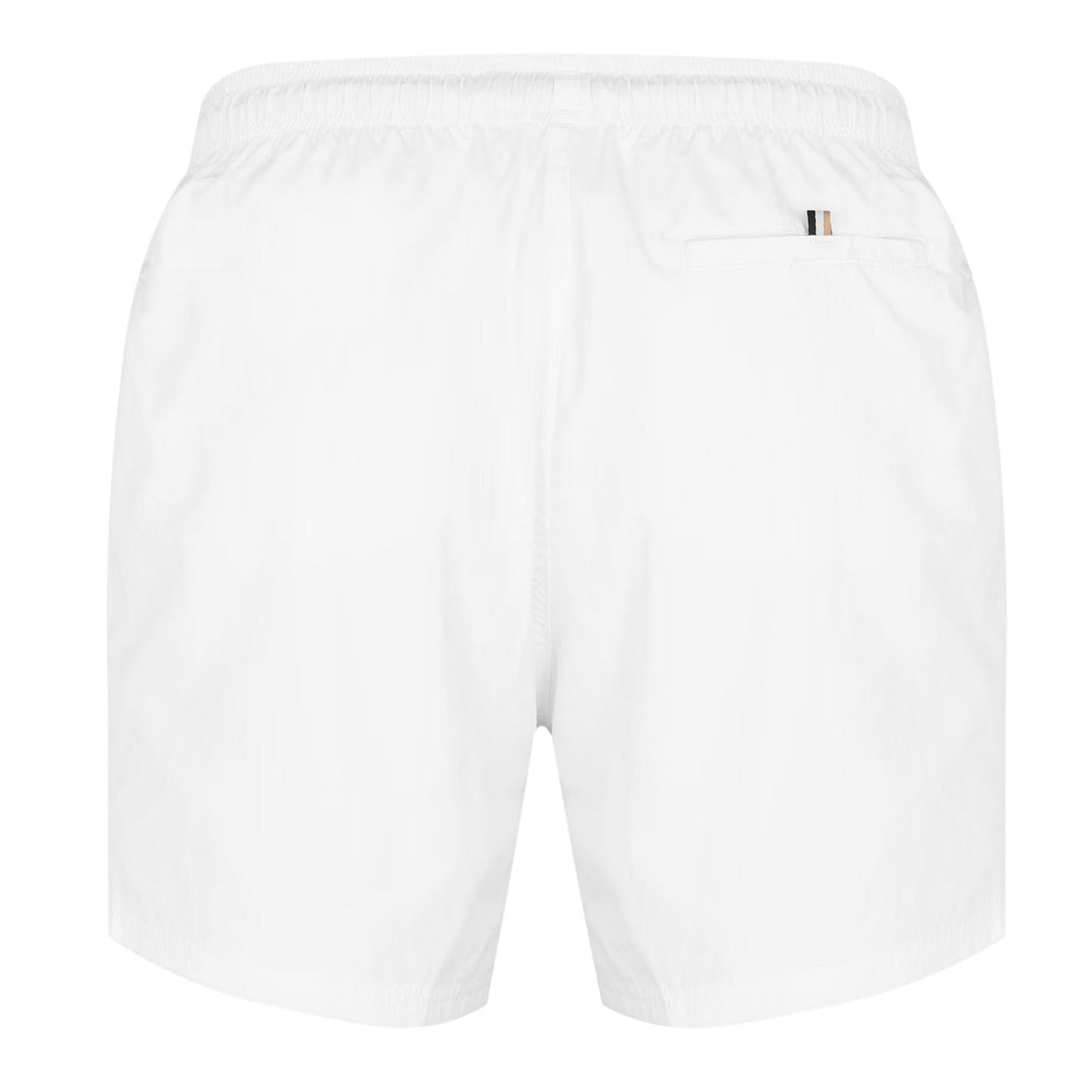 White - Back - Boss Mens Octopus Bold Logo Swim Shorts