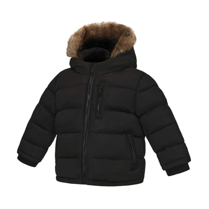 Black - Side - SoulCal Baby Bubble Puffer Jacket