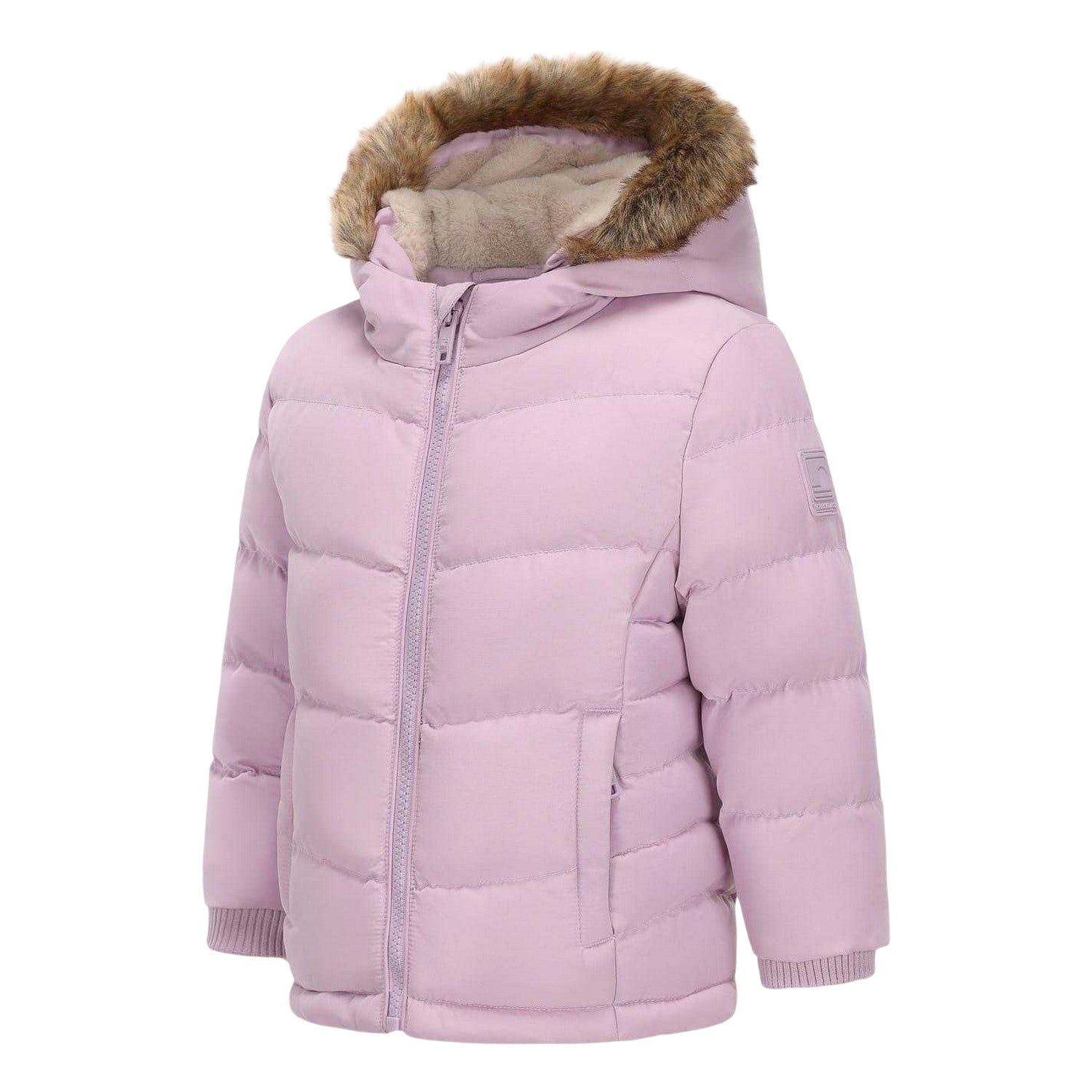 Lilac - Side - SoulCal Baby Bubble Puffer Jacket