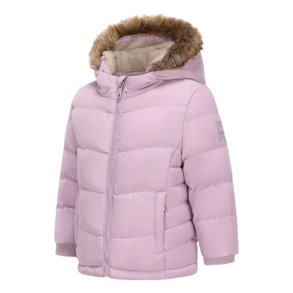 Lilac - Side - SoulCal Baby Bubble Puffer Jacket