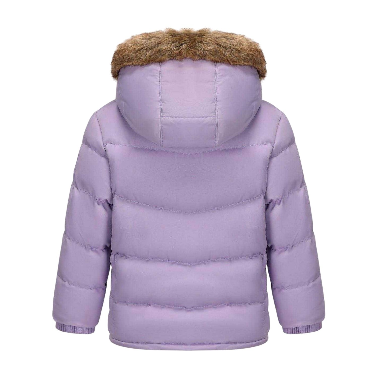 Purple - Back - SoulCal Baby Bubble Puffer Jacket